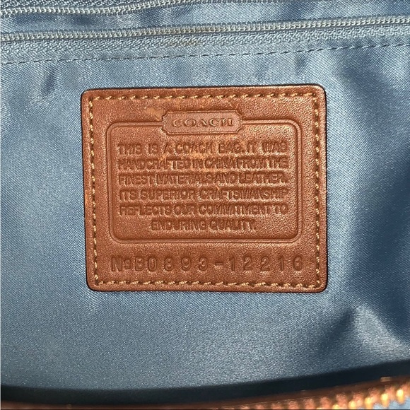 Coach Patchwork Canvas & Leather Handbag (12216) Vintage rare bag - Picture 6 of 14